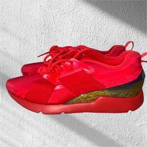PUMA Muse Maia Street Red Sneakers